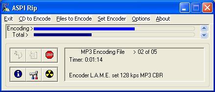 CD Rip Encoder Screenshot